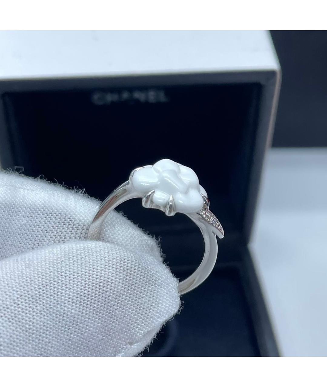 CHANEL Белое кольцо из белого золота, фото 4