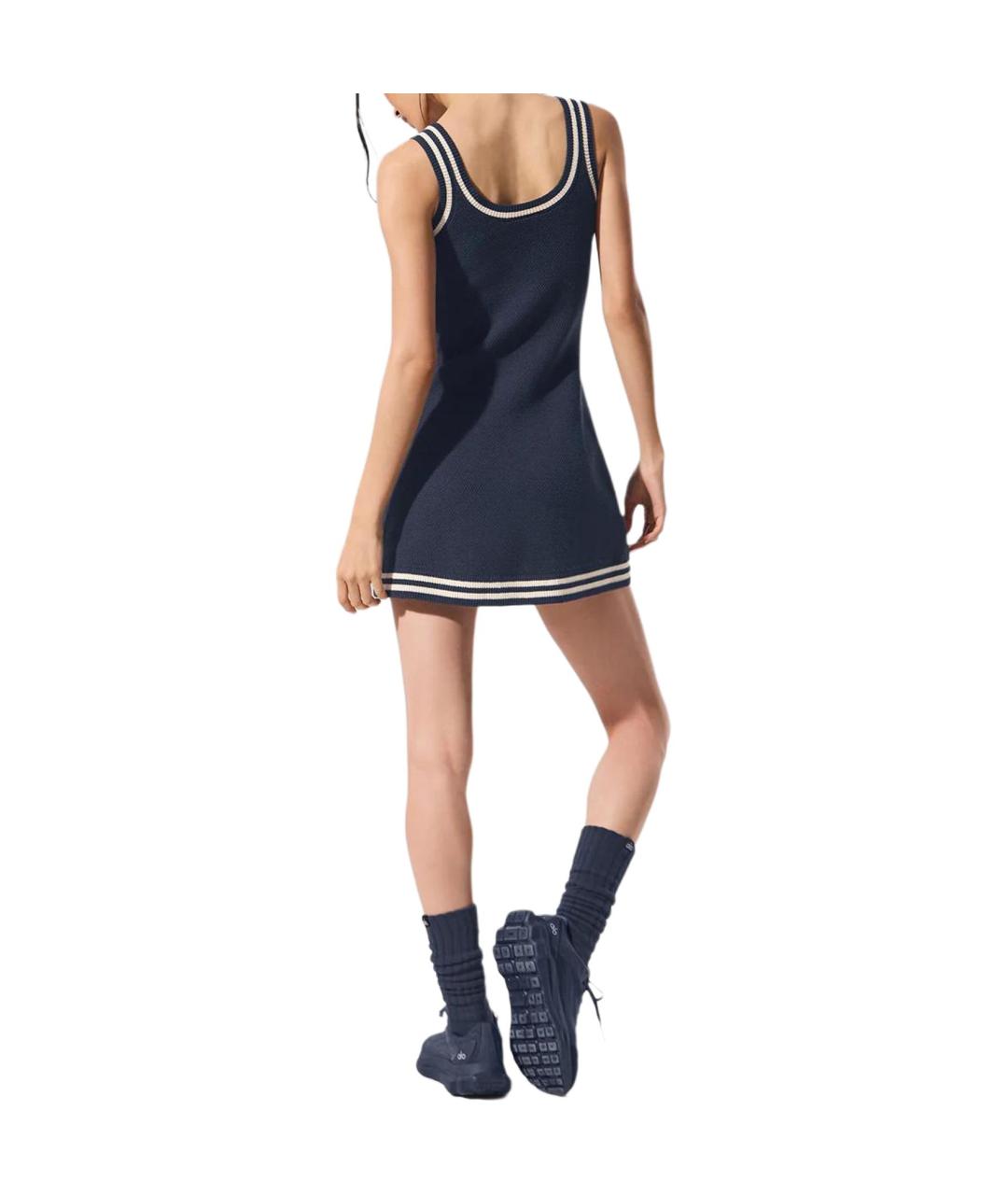 ALO YOGA Синее повседневное платье, фото 2