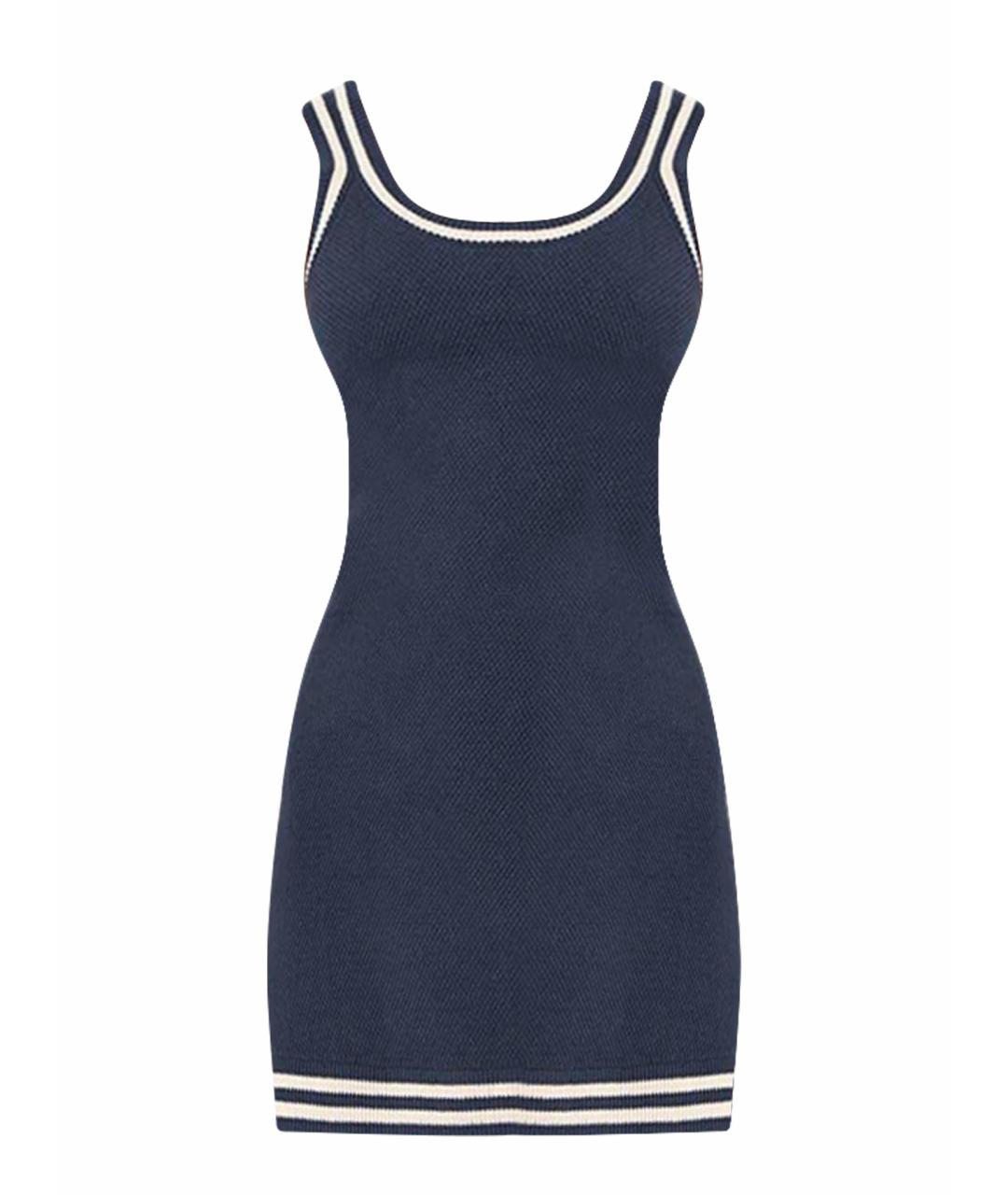 ALO YOGA Синее повседневное платье, фото 1