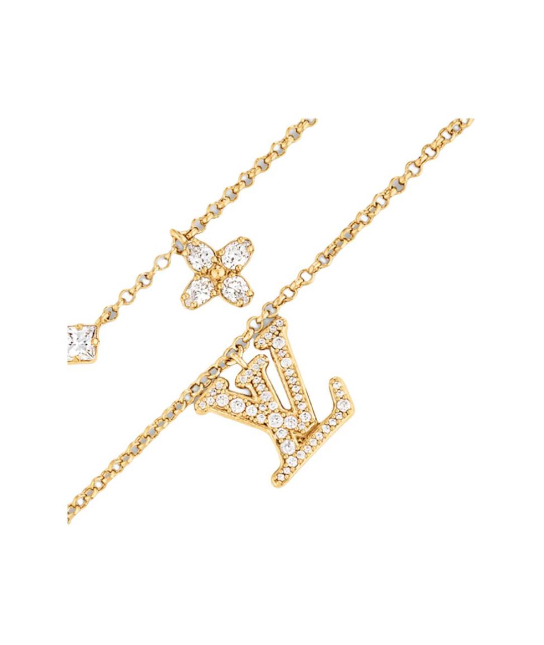 LOUIS VUITTON Золотой металлический браслет, фото 2