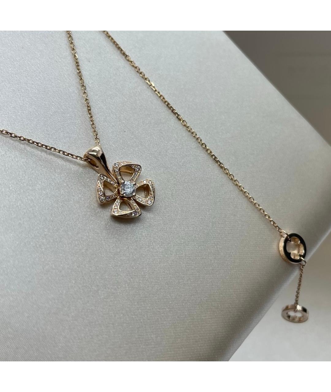 BVLGARI Розовое колье из розового золота, фото 4