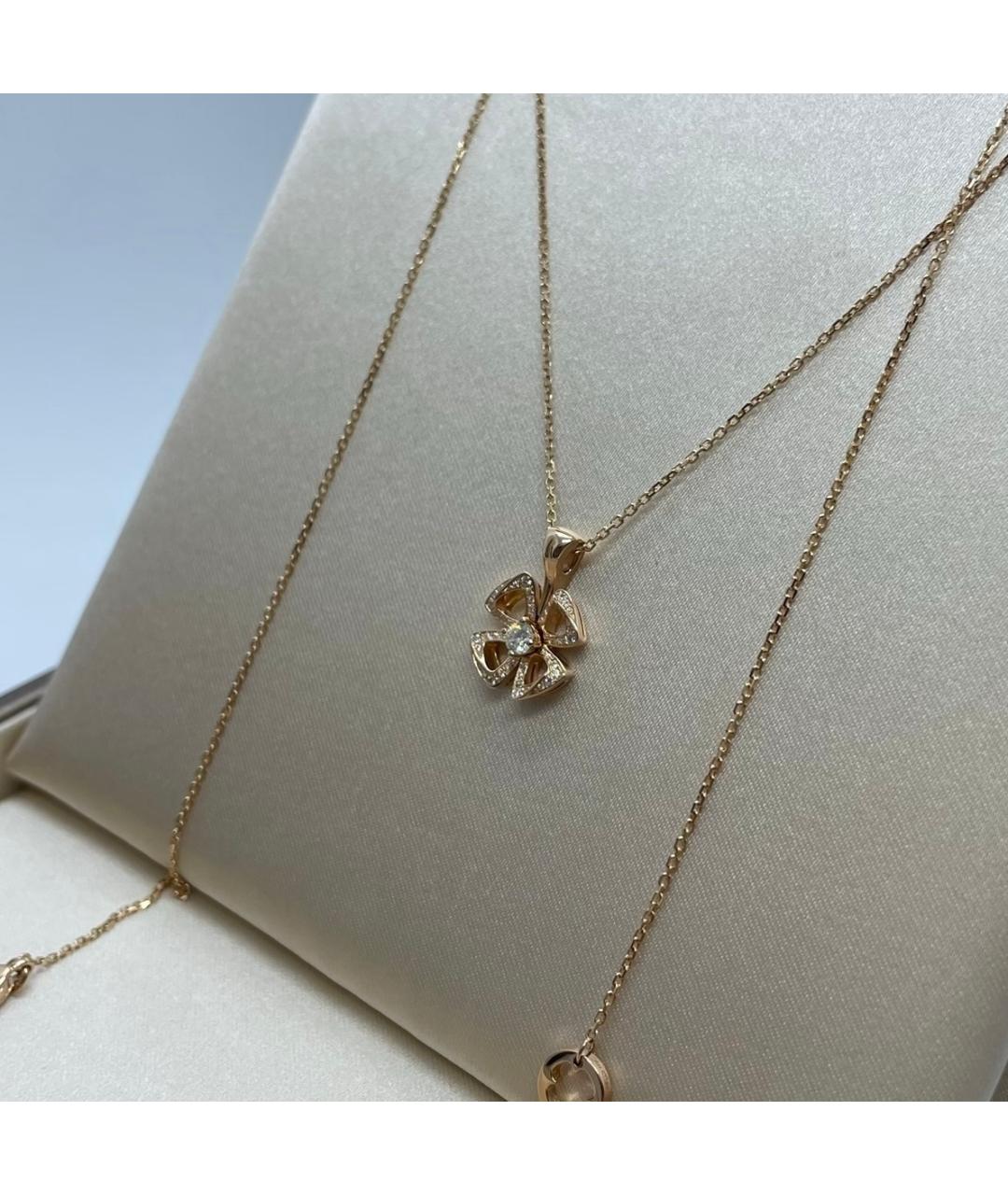 BVLGARI Розовое колье из розового золота, фото 3