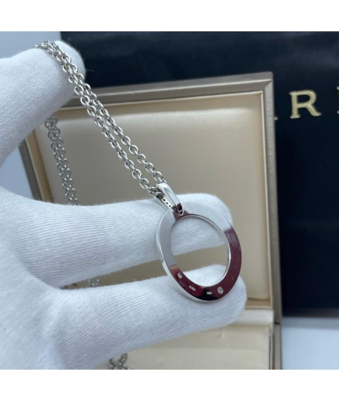 BVLGARI Серебряное колье из белого золота, фото 5