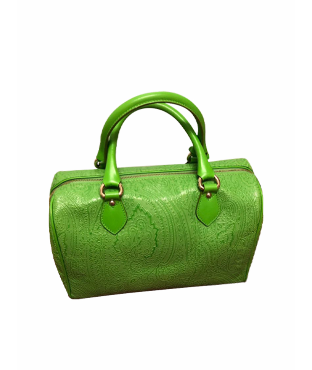 ETRO Зеленая кожаная сумка тоут, фото 1