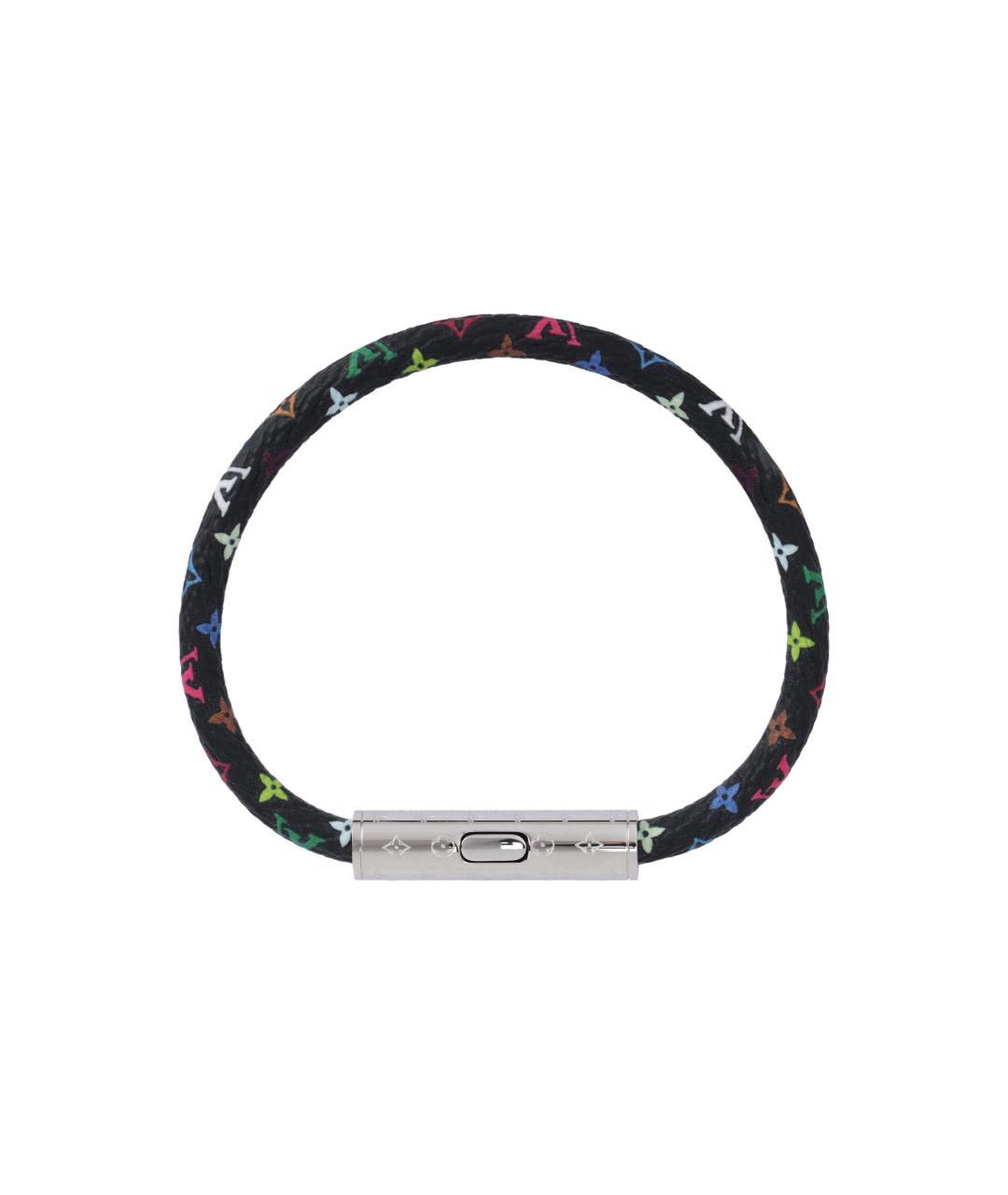 LOUIS VUITTON Черный металлический браслет, фото 1