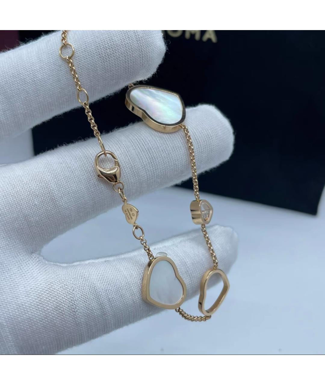 CHOPARD Белый браслет из розового золота, фото 4