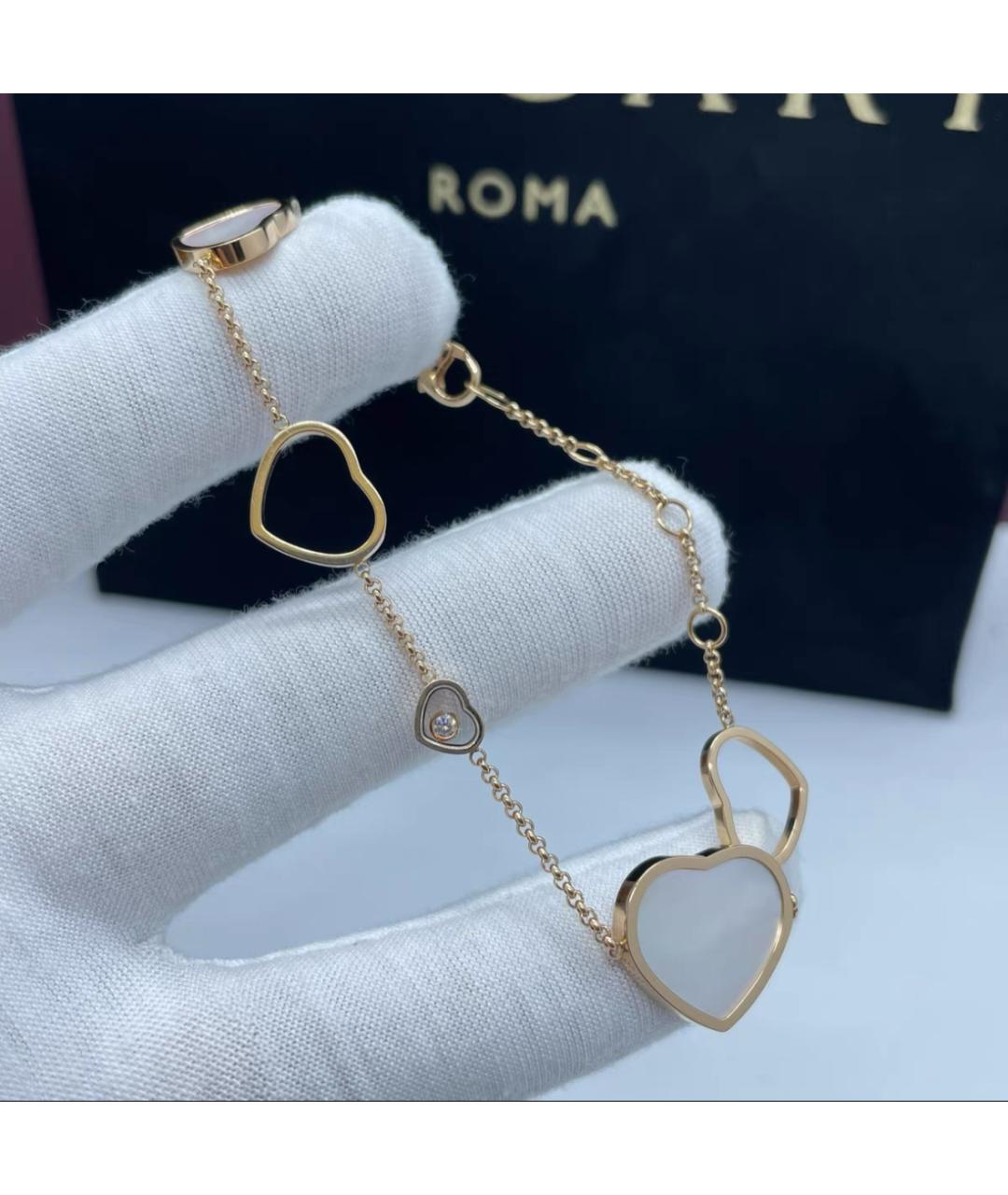 CHOPARD Белый браслет из розового золота, фото 2