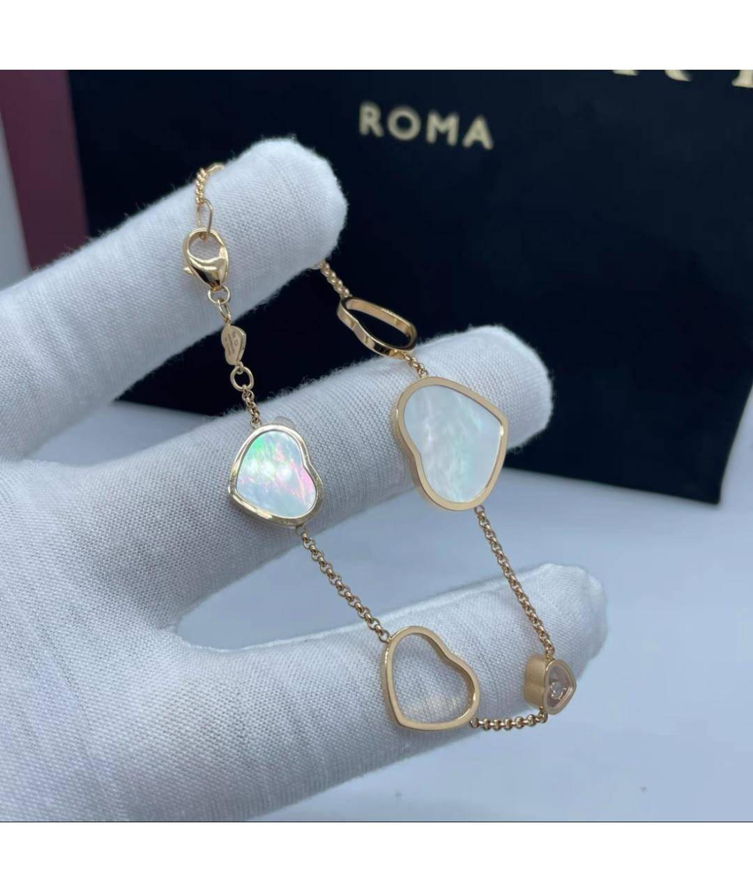 CHOPARD Белый браслет из розового золота, фото 5