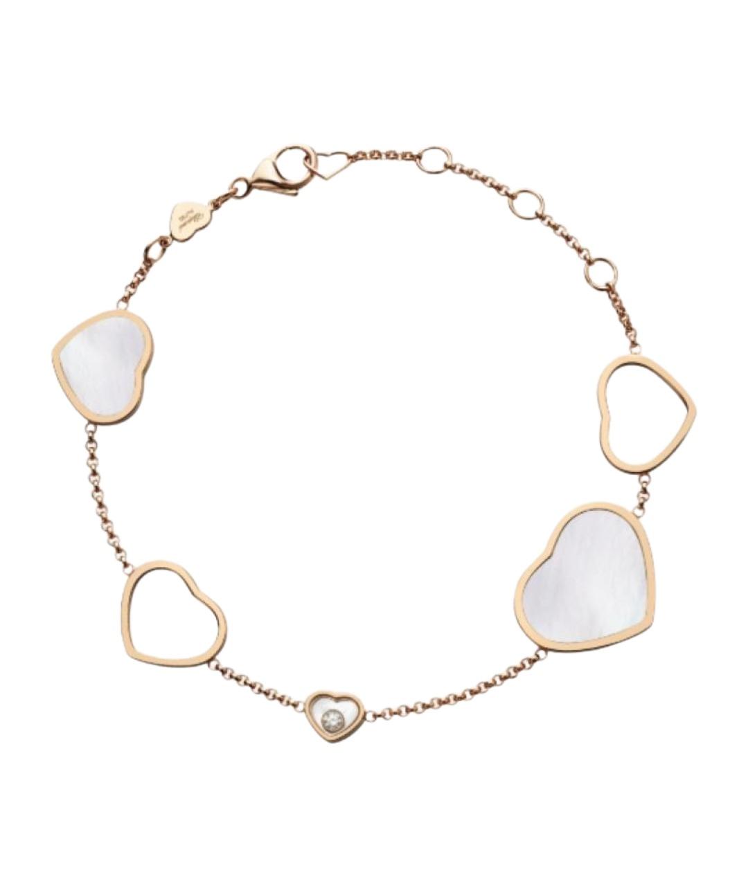 CHOPARD Белый браслет из розового золота, фото 1