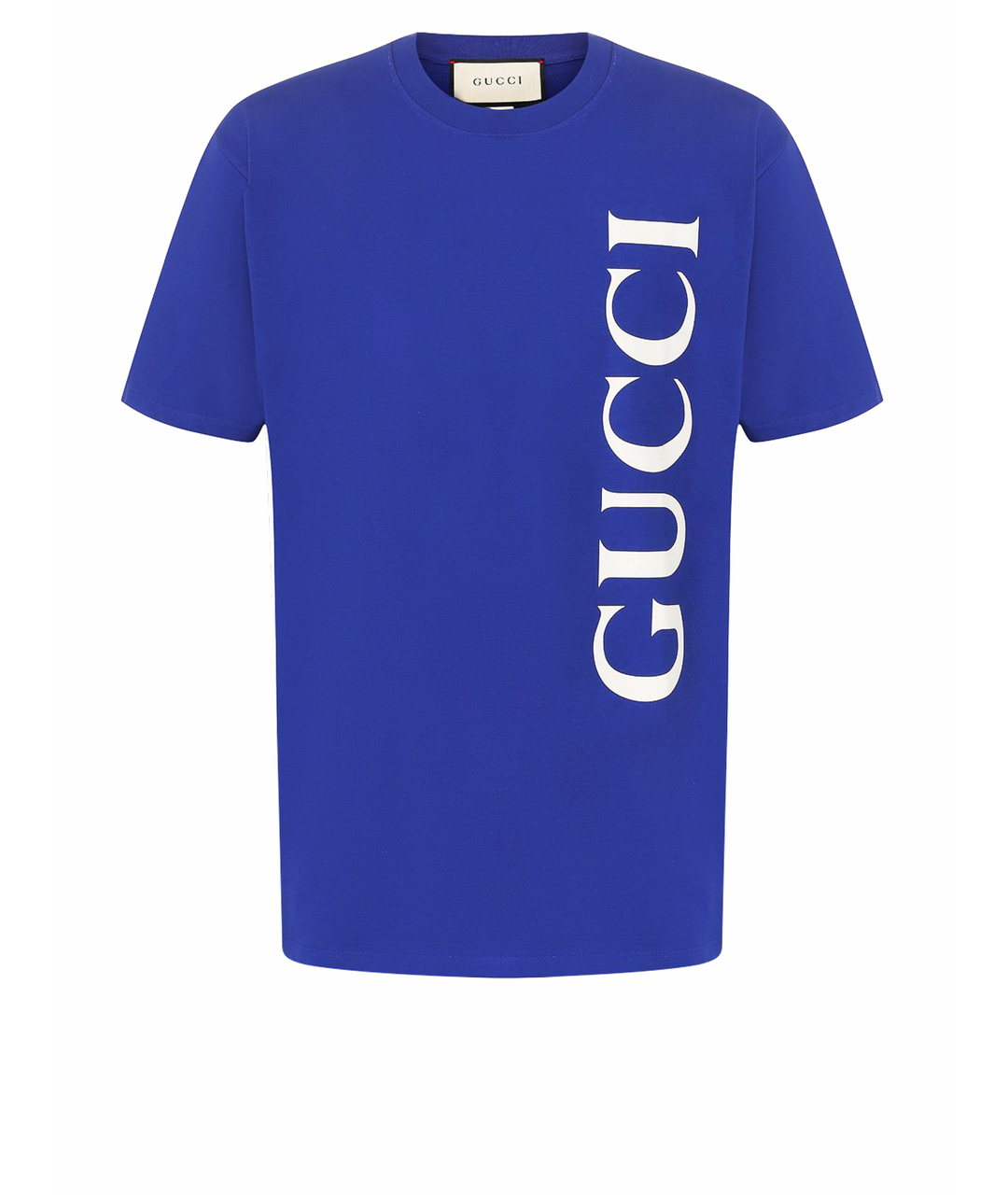 GUCCI Синяя хлопковая футболка, фото 1