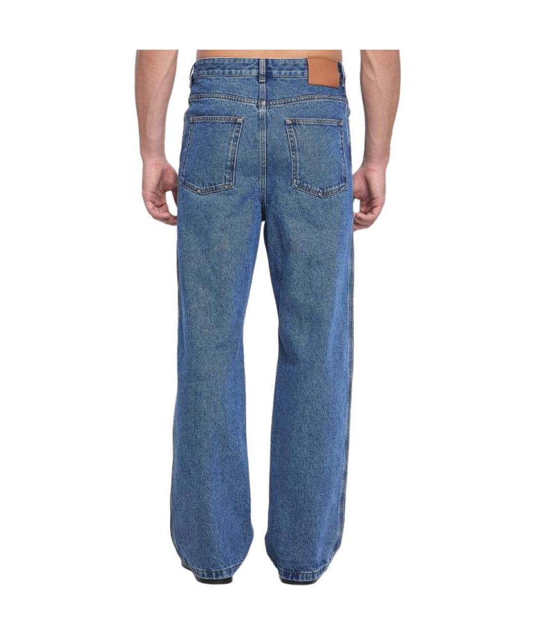 LOEWE Синие прямые джинсы, фото 2