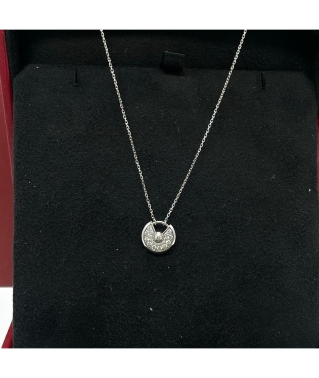CARTIER Белое колье из белого золота, фото 3