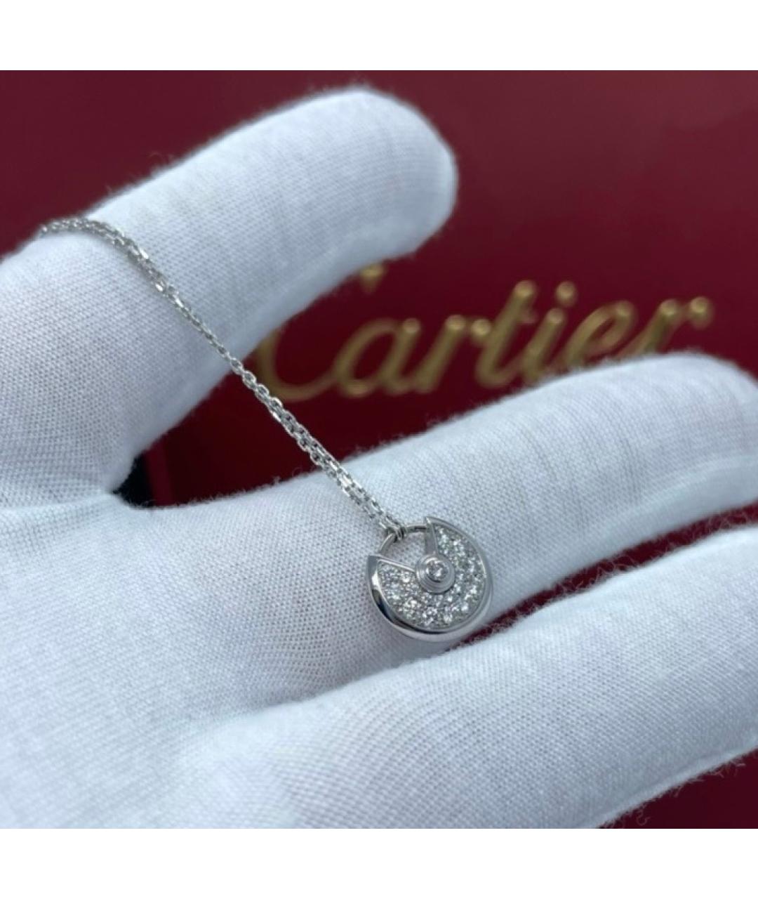 CARTIER Белое колье из белого золота, фото 5