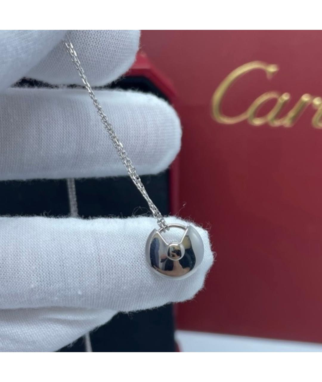CARTIER Белое колье из белого золота, фото 6