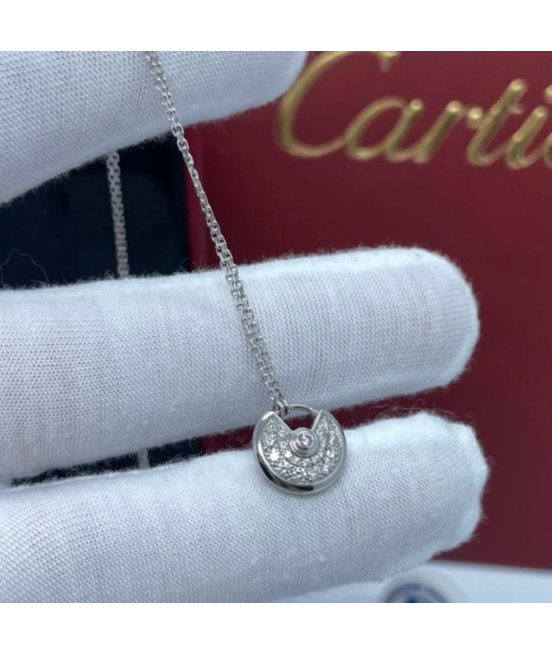 CARTIER Белое колье из белого золота, фото 2