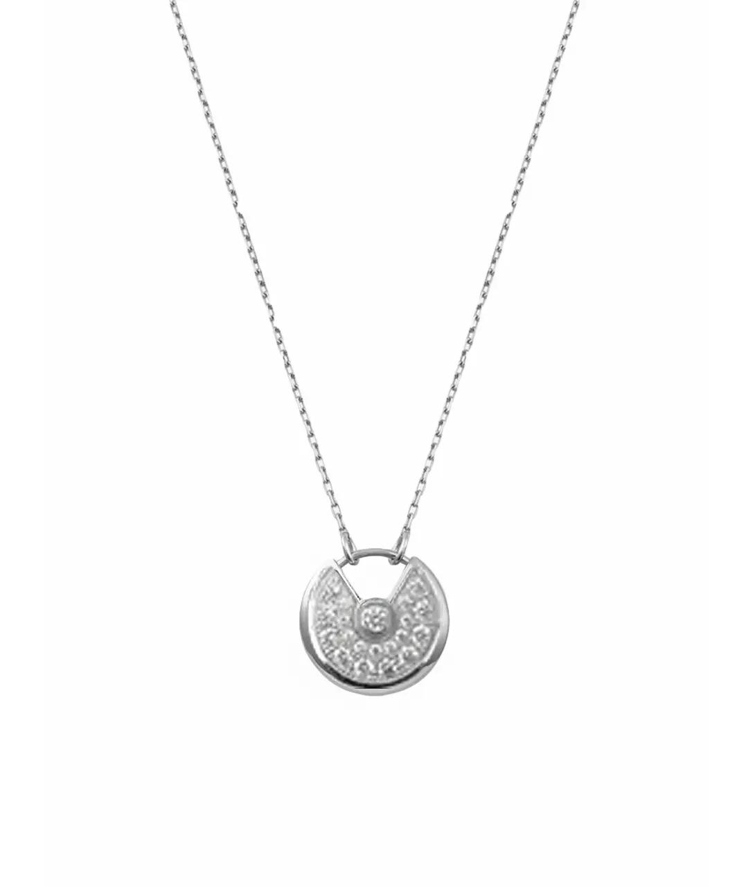 CARTIER Белое колье из белого золота, фото 1