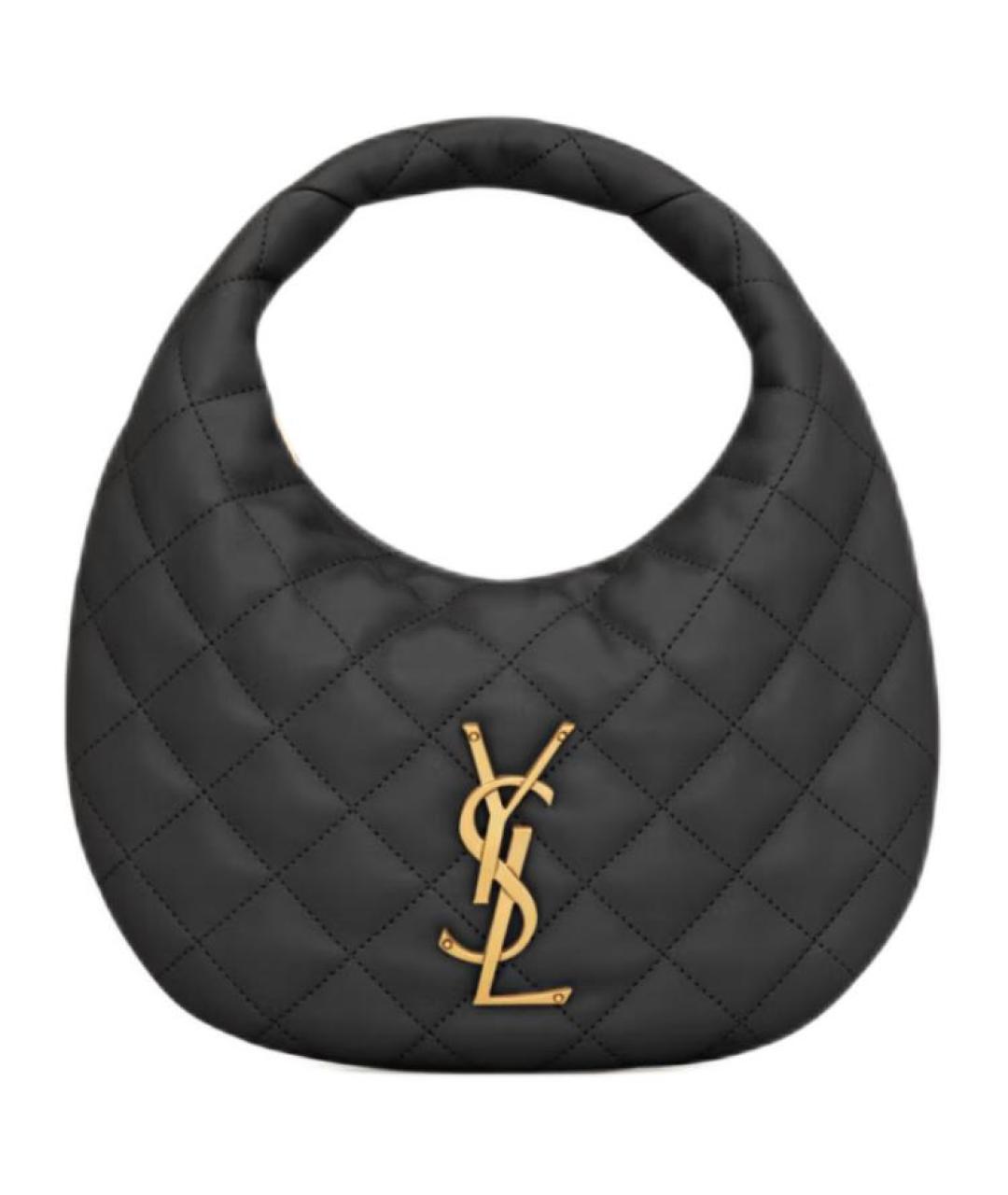 SAINT LAURENT Черная сумка через плечо, фото 1