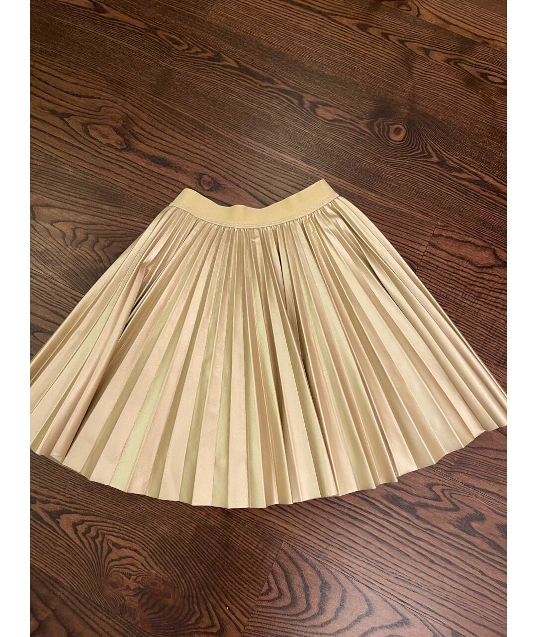 MONNALISA Золотая полиэстеровая юбка, фото 2