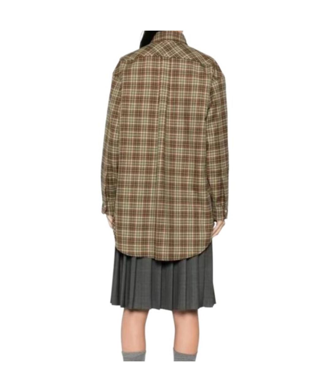 MIU MIU Бежевая рубашка, фото 3