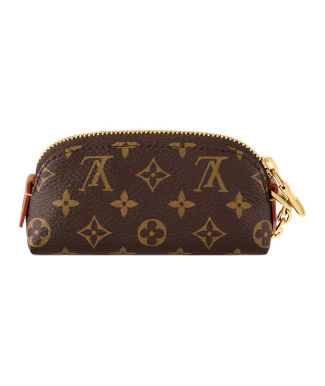 LOUIS VUITTON Коричневая косметичка, фото 3