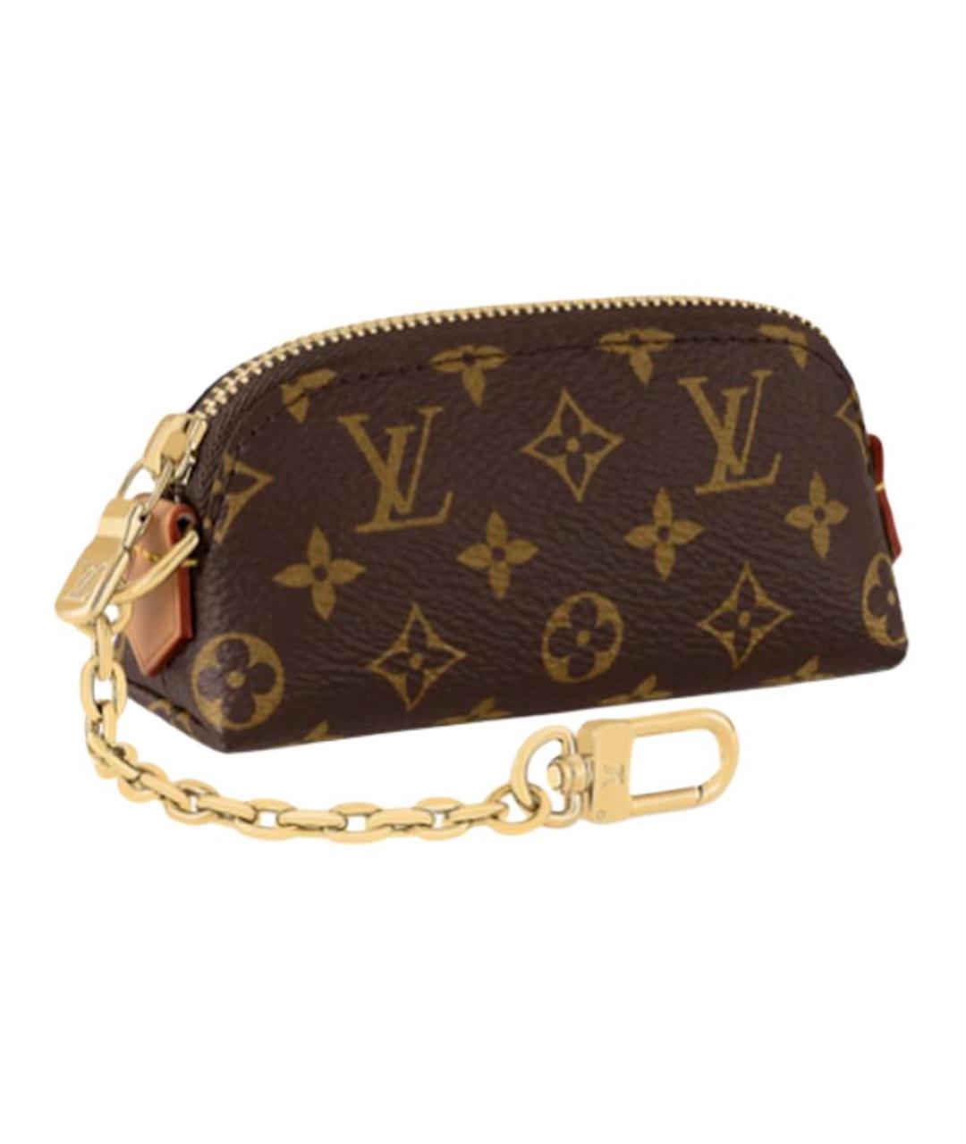 LOUIS VUITTON Коричневая косметичка, фото 2