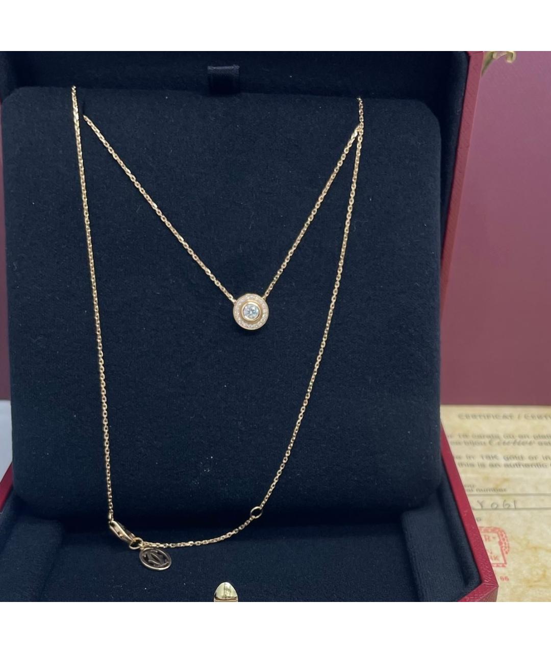 CARTIER Розовая подвеска из розового золота, фото 2