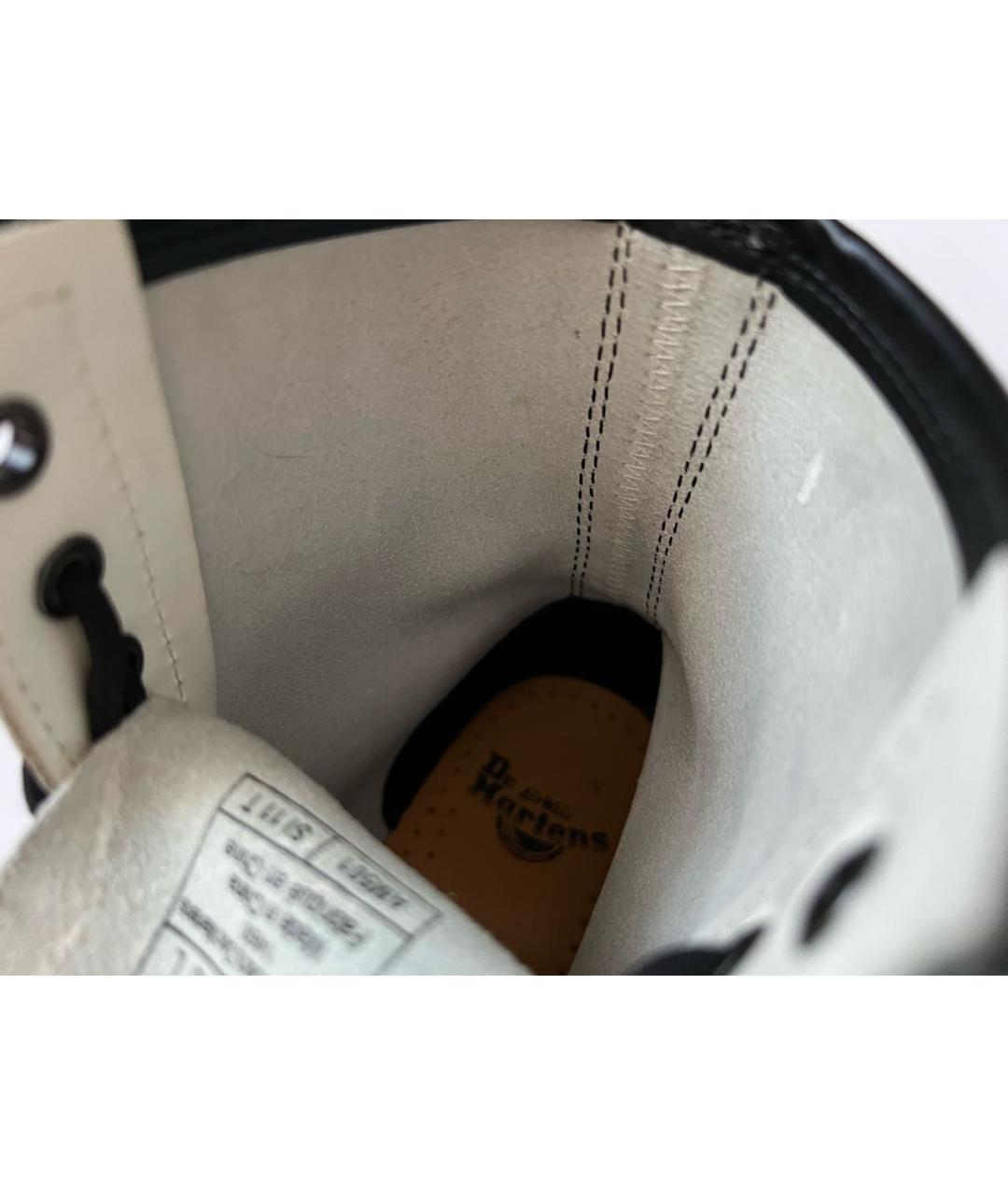 DR. MARTENS Белые кожаные ботинки, фото 7