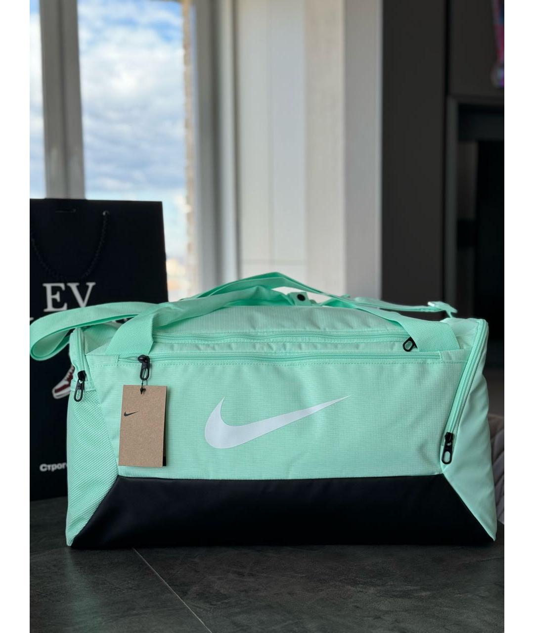 NIKE Бирюзовая дорожная/спортивная сумка, фото 2