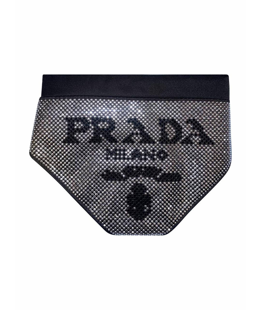 PRADA Черная повязка на голову, фото 1