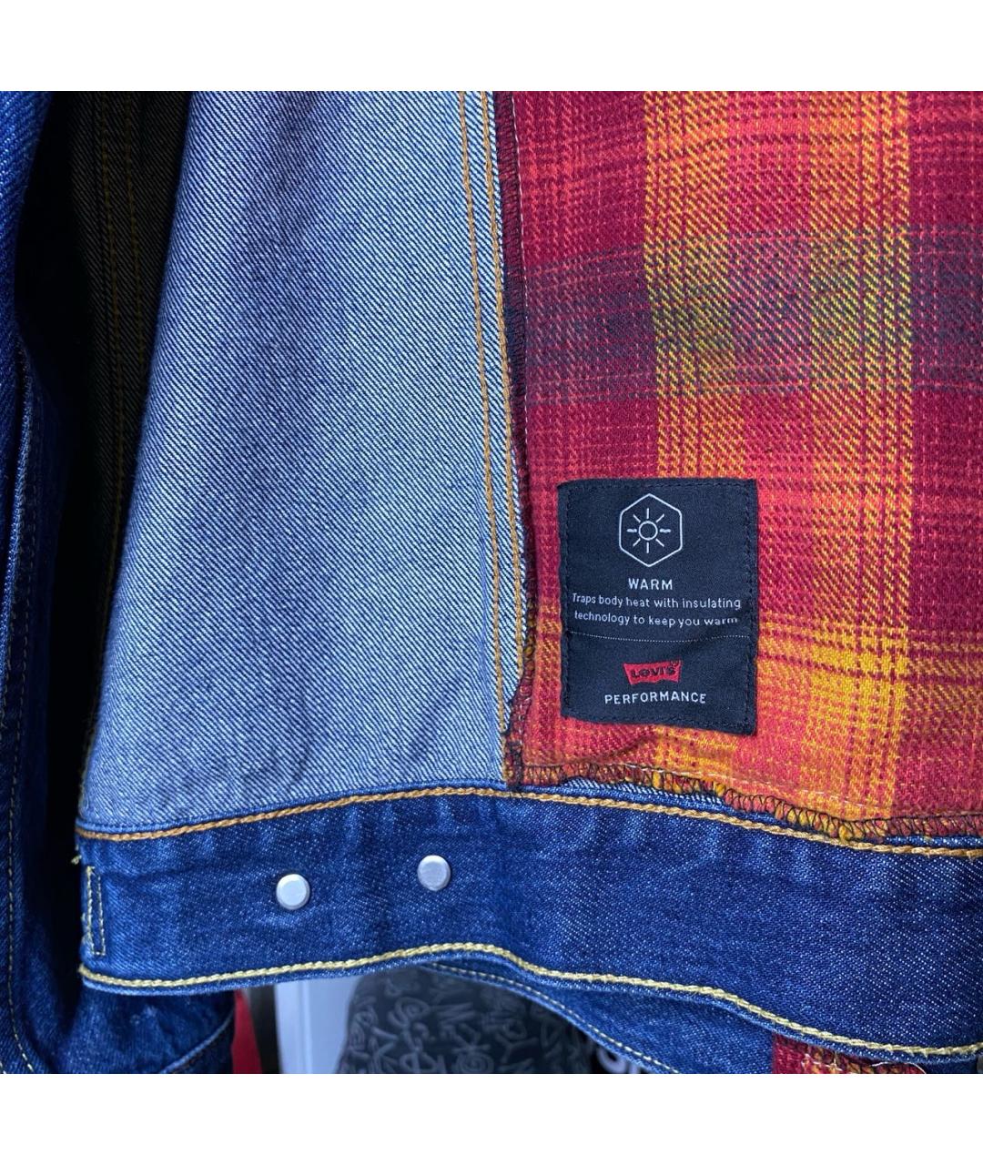 LEVI'S Мульти деним куртка, фото 6