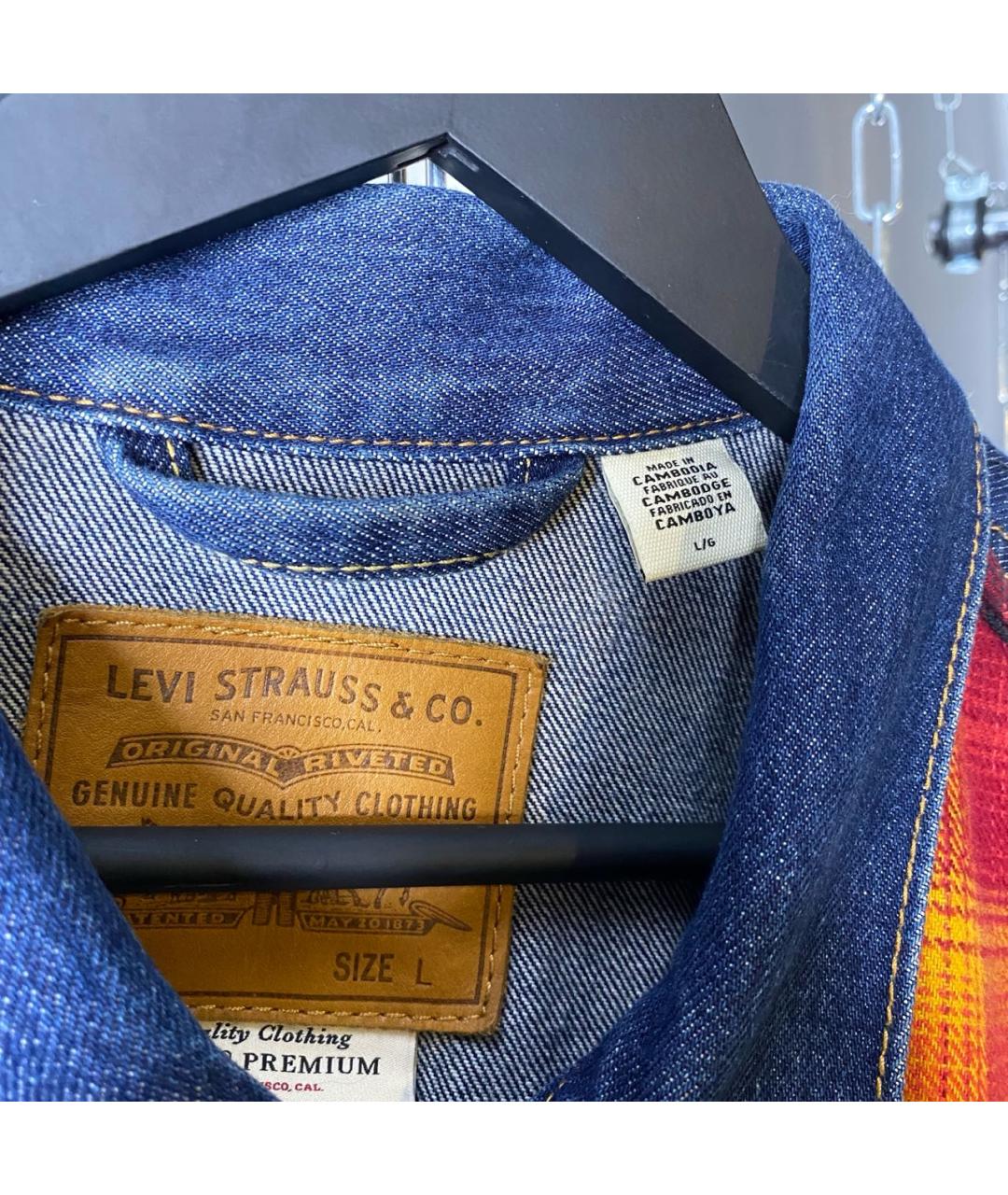 LEVI'S Мульти деним куртка, фото 8