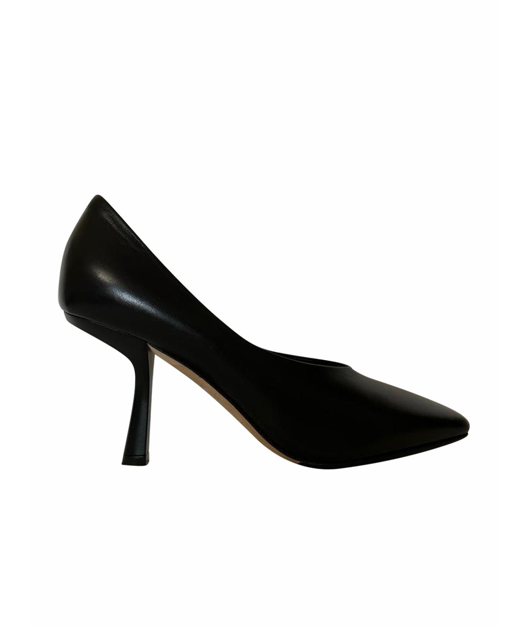 JIMMY CHOO Черные кожаные туфли, фото 1