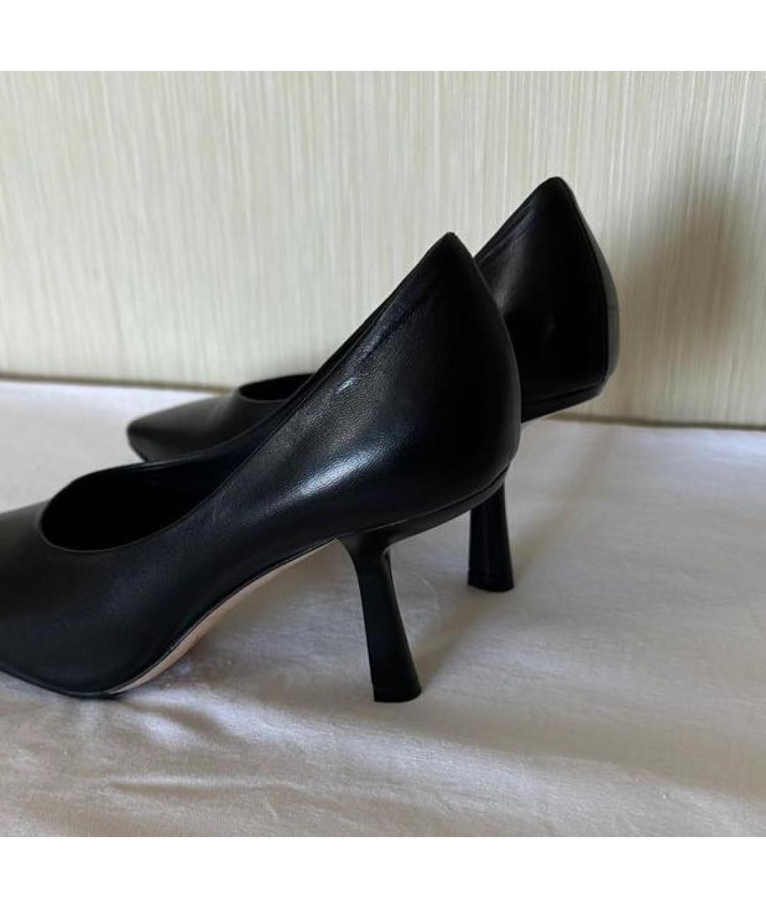 JIMMY CHOO Черные кожаные туфли, фото 6