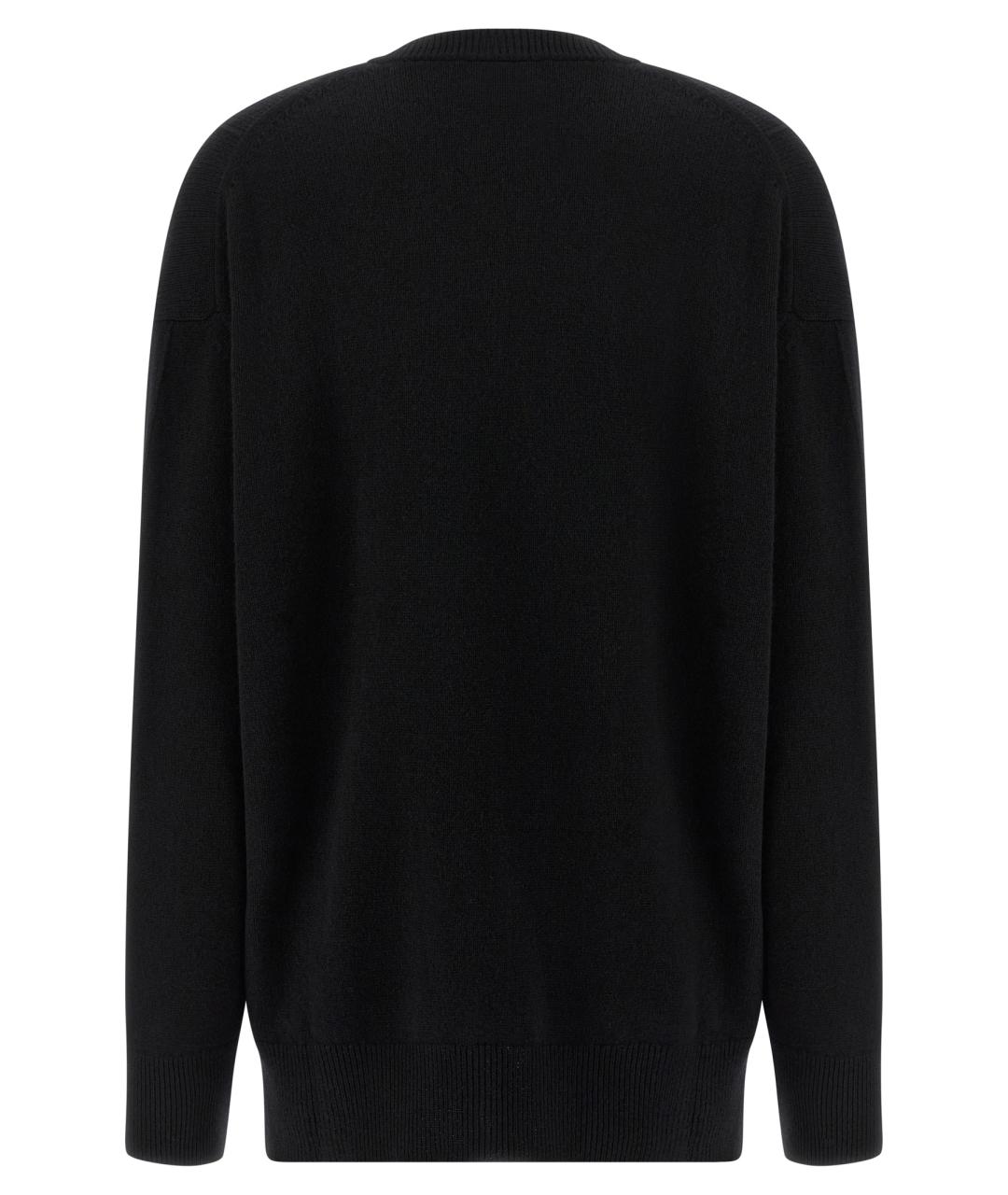 JIL SANDER Черный шерстяной джемпер / свитер, фото 2