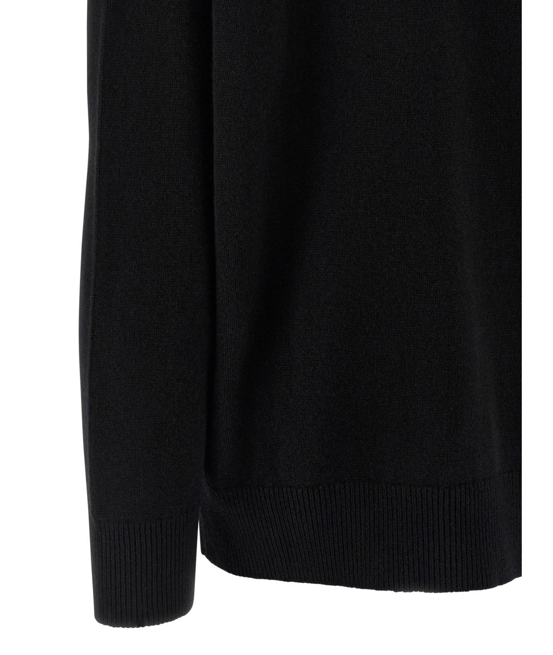 JIL SANDER Черный шерстяной джемпер / свитер, фото 4