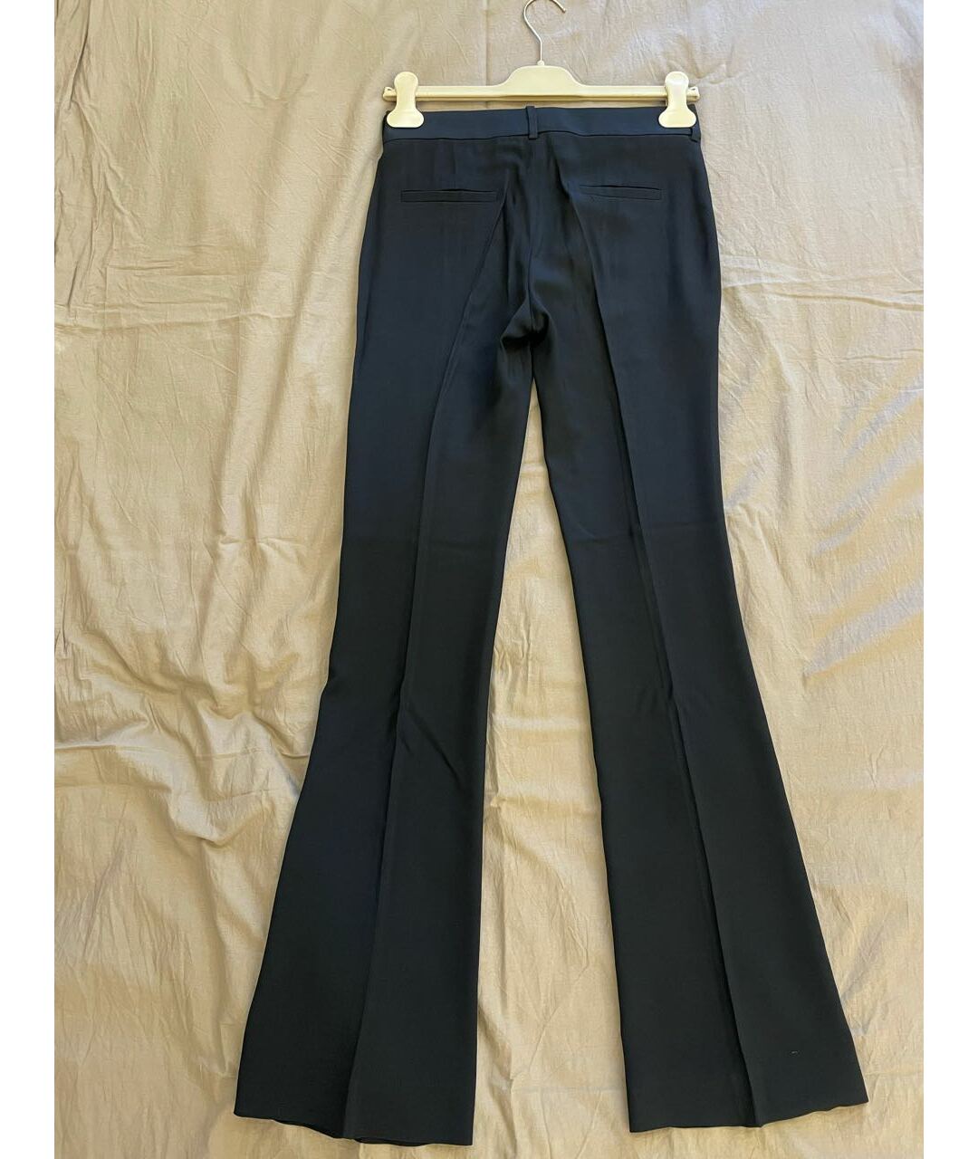 CHLOE Черные ацетатные брюки широкие, фото 2