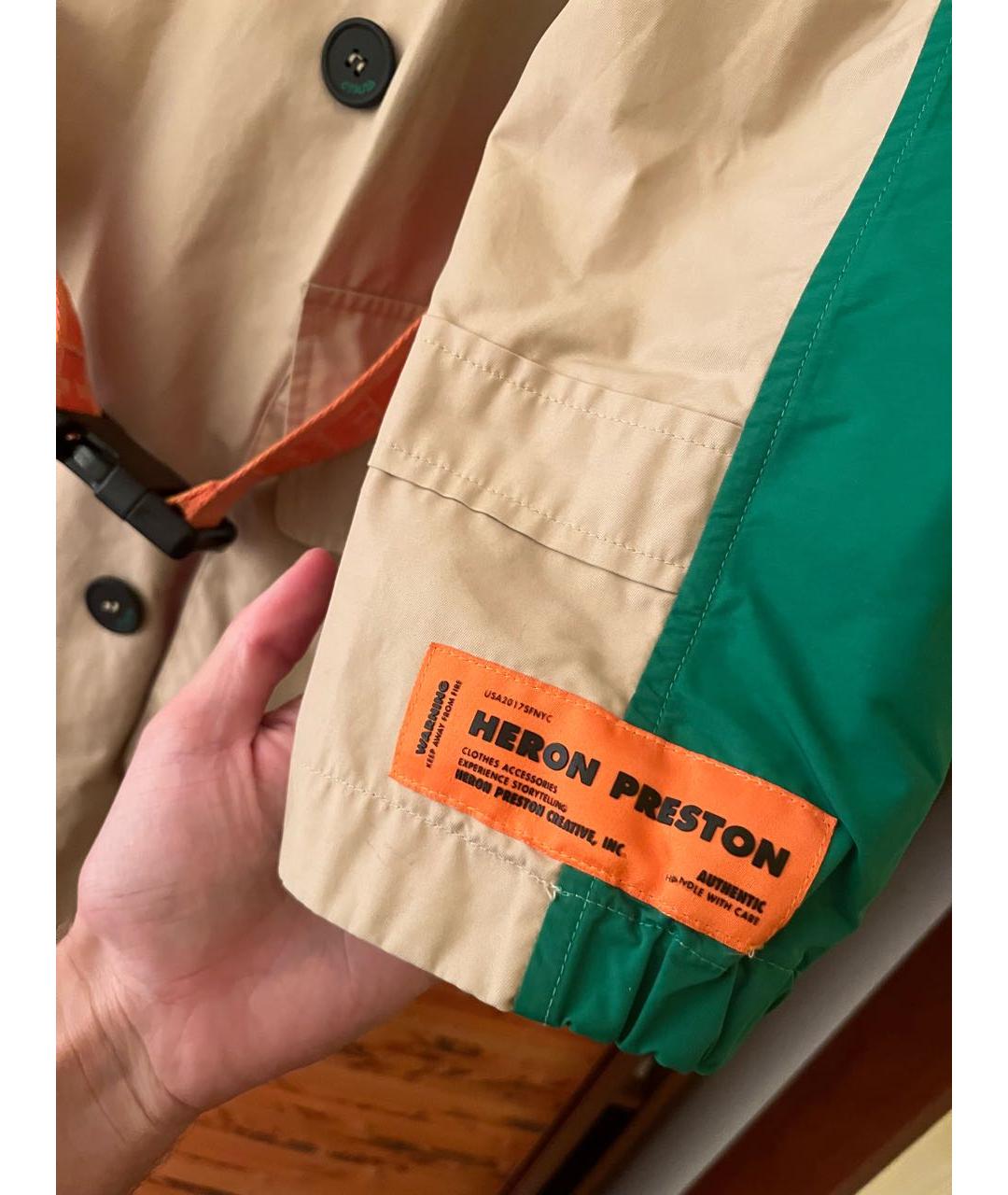 HERON PRESTON Бежевый тренч / плащ, фото 3