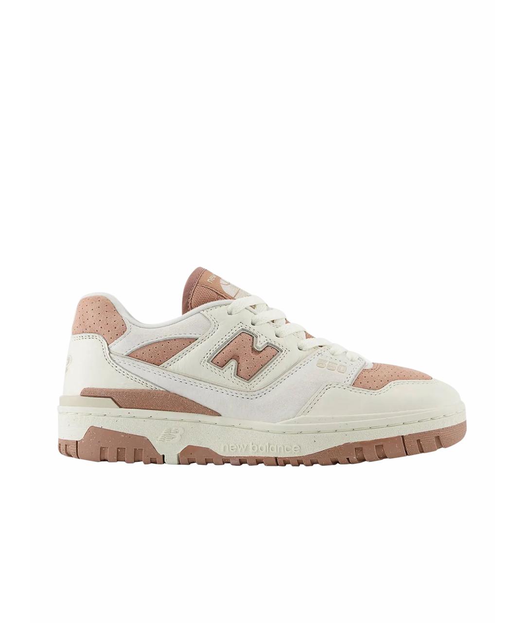 NEW BALANCE Коричневые кожаные кеды, фото 1