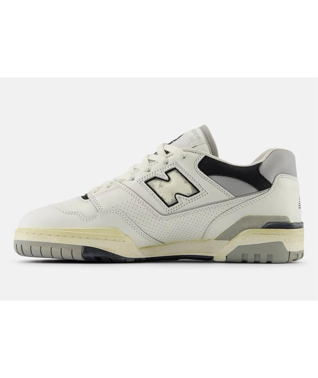 NEW BALANCE Бежевые кожаные кеды, фото 3