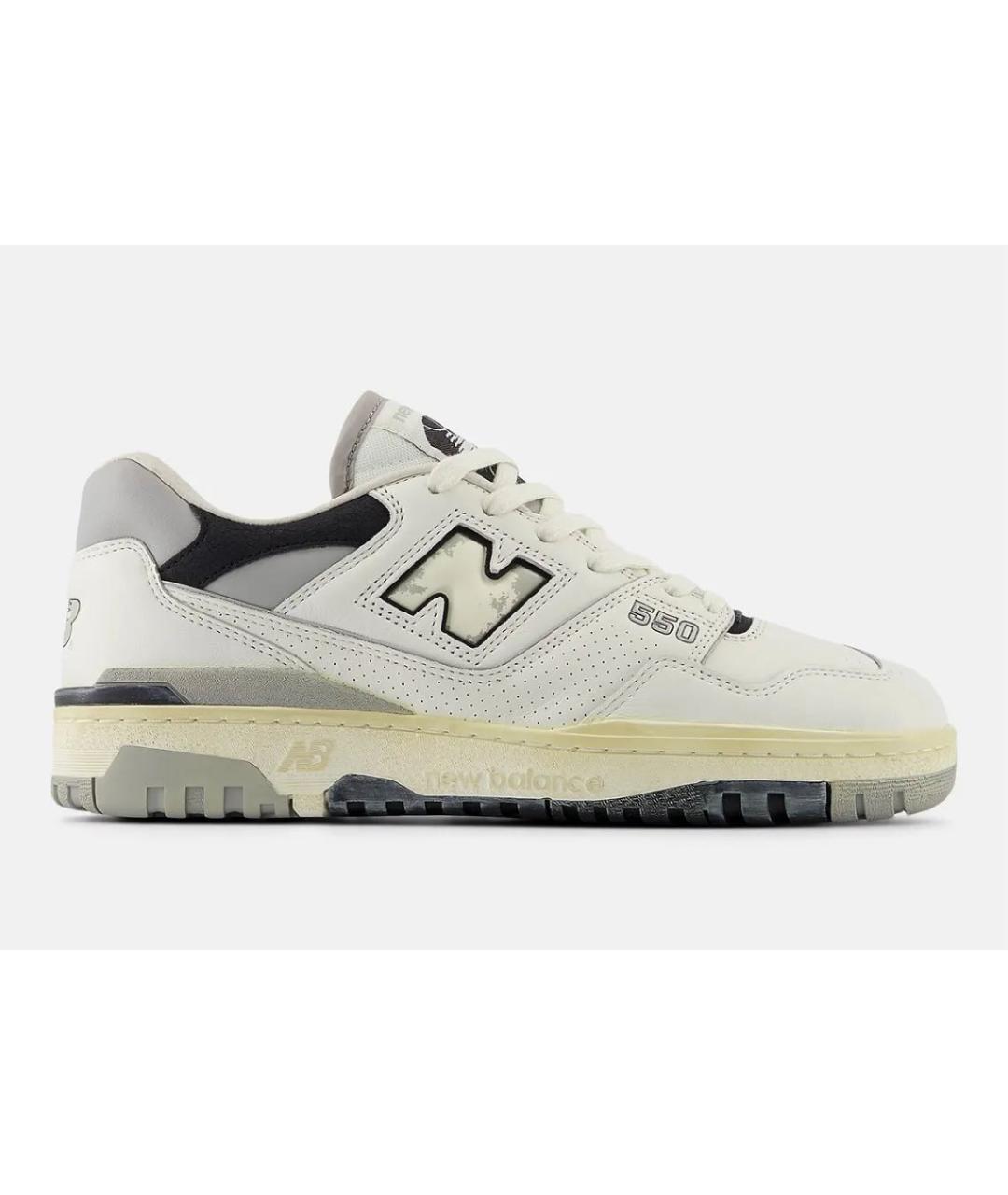 NEW BALANCE Бежевые кожаные кеды, фото 7