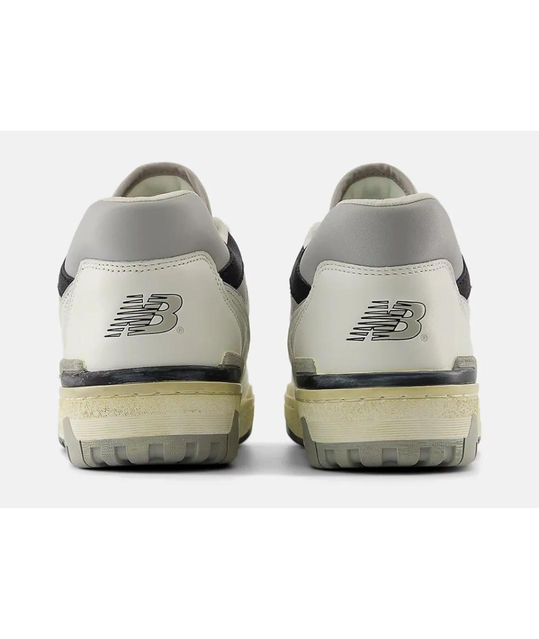 NEW BALANCE Бежевые кожаные кеды, фото 5