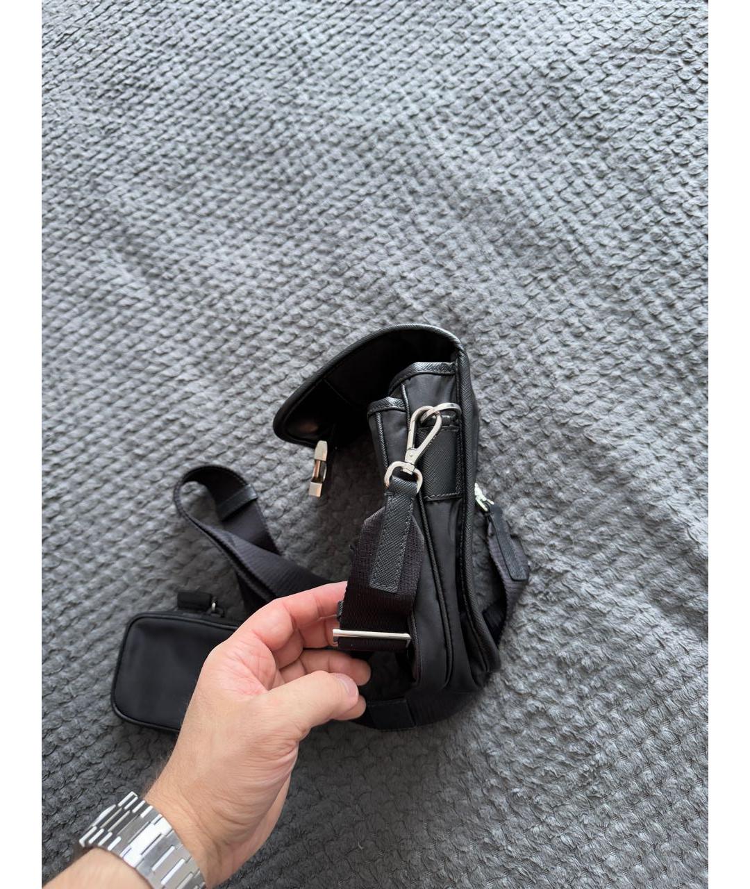 PRADA Черная сумка на плечо, фото 5