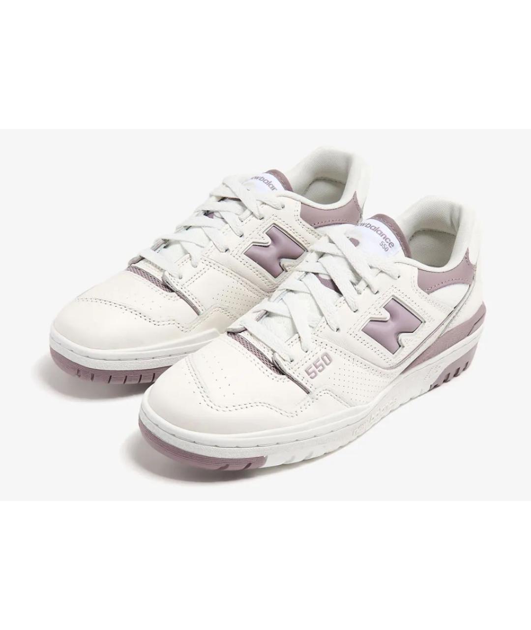 NEW BALANCE Белые кожаные кеды, фото 2