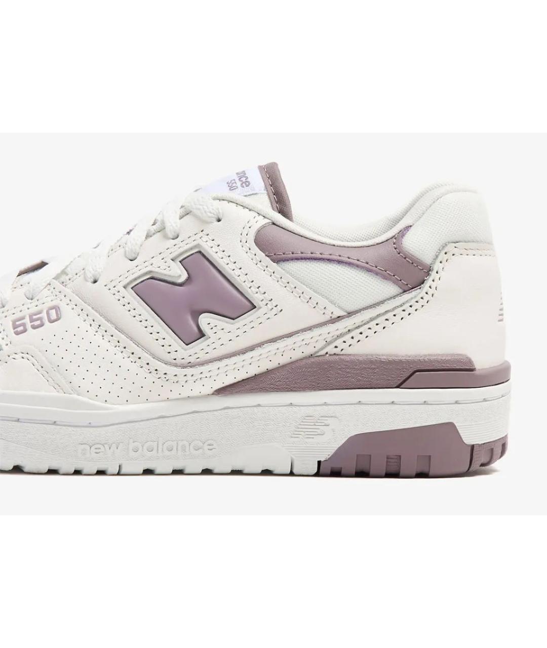 NEW BALANCE Белые кожаные кеды, фото 3