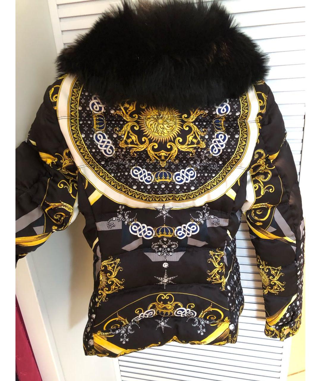 VERSACE COLLECTION Мульти пуховик, фото 2