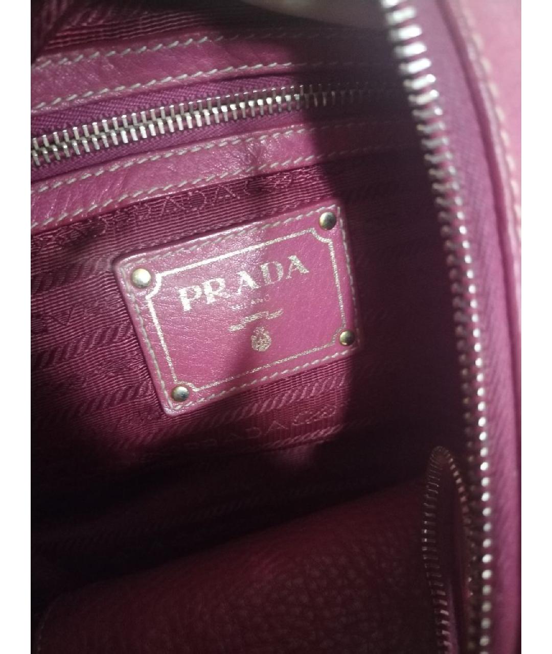 PRADA Кожаная сумка через плечо, фото 8