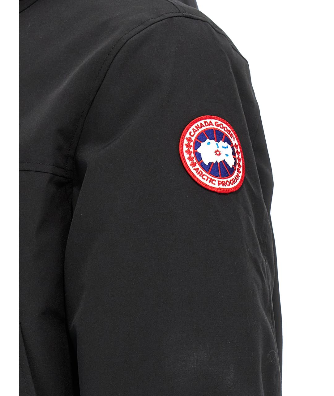 CANADA GOOSE Черная полиэстеровая парка, фото 4