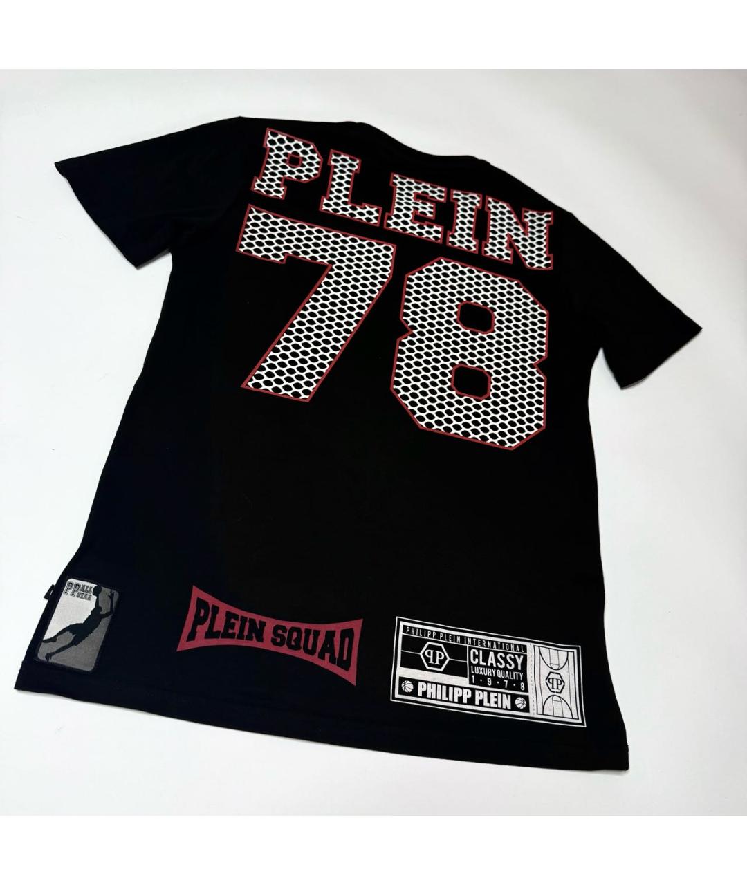 PHILIPP PLEIN Черная хлопковая футболка, фото 2