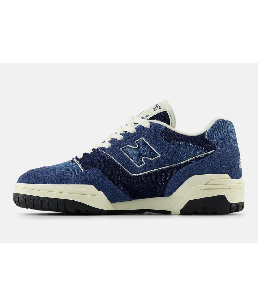 NEW BALANCE Темно-синие текстильные кеды, фото 3