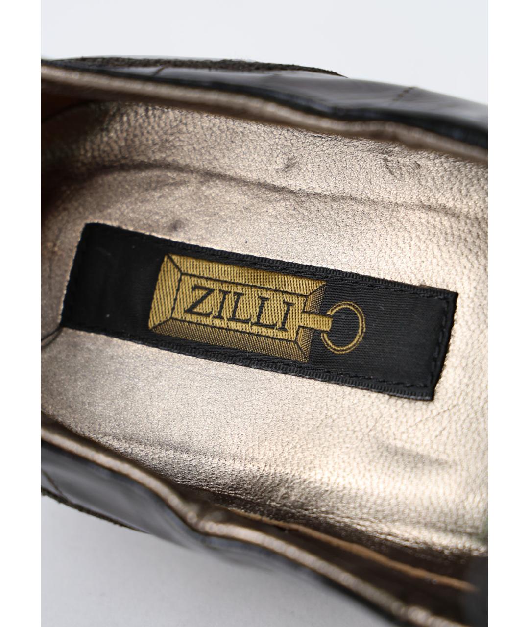 ZILLI Коричневые кожаные туфли, фото 5